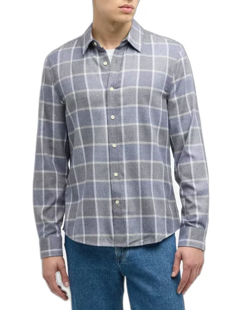 Men's Oliver Cotton Flannel Button-Front Shirt