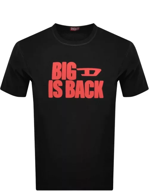Diesel T Box T Back T Shirt Black