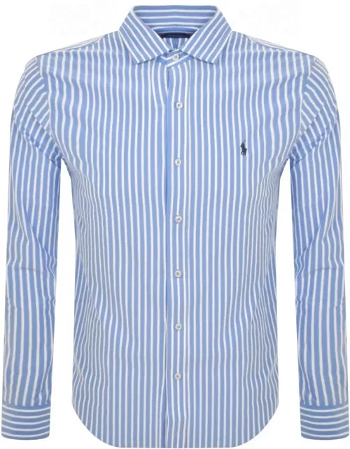 Ralph Lauren Long Sleeved Stripe Shirt Blue