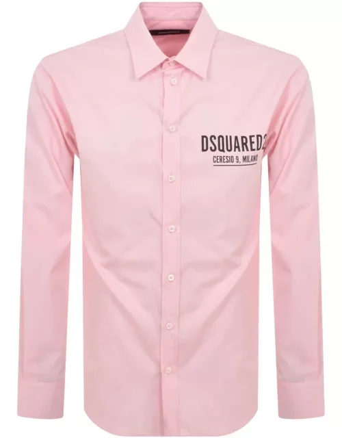 DSQUARED2 Ceresio 9 Long Sleeve Shirt Pink