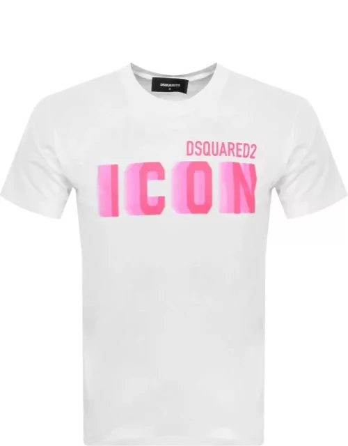 DSQUARED2 Icon Short Sleeved T Shirt White