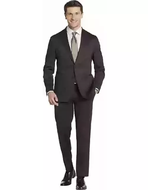 Awearness Kenneth Cole Slim Fit Men's Suit Separates Jacket Charcoal Textured