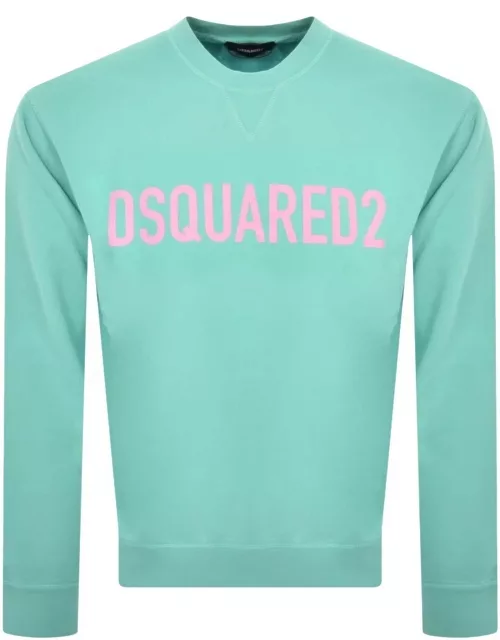 DSQUARED2 Logo Sweatshirt Blue