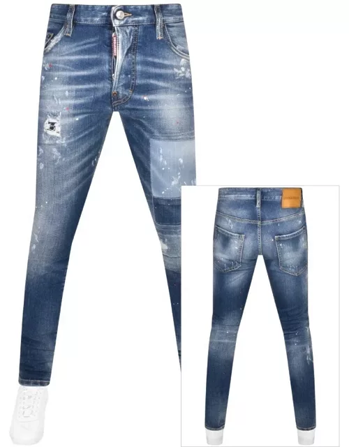 DSQUARED2 Skater Jeans Blue