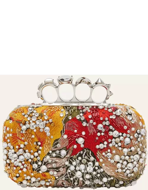 Embellished Jewel Spike Clutch Bag