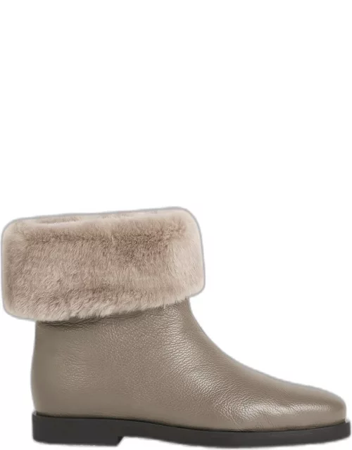 Off-Duty Faux Fur Ankle Boot