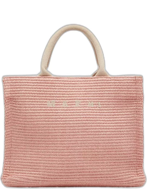 Small Basket Canvas Tote Bag