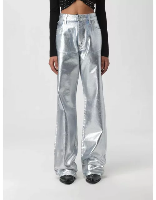 Trousers RABANNE Woman colour Silver