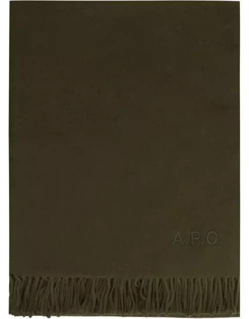 A.P.C. Alix Wool Scarf With Fringe