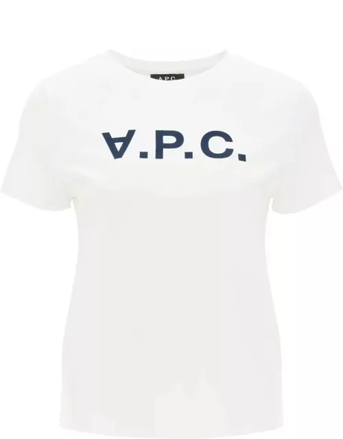 A.P.C. Flocked logo T-shirt
