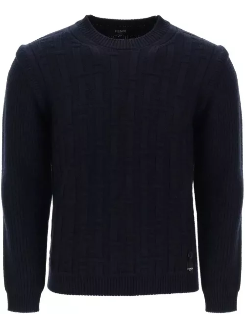 FENDI FF Stripe wool sweater