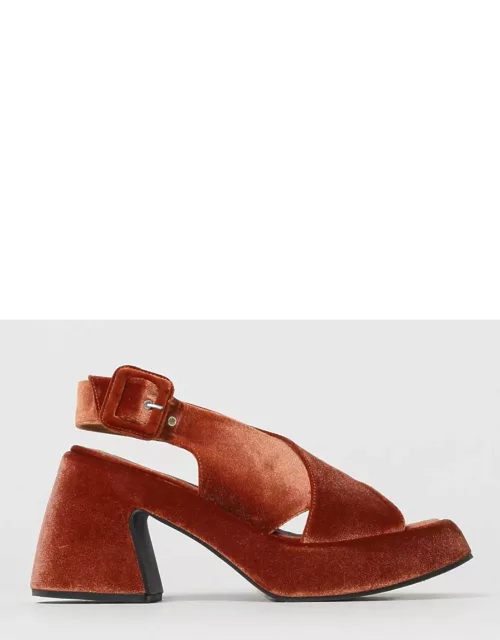 Heeled Sandals GANNI Woman colour Leather
