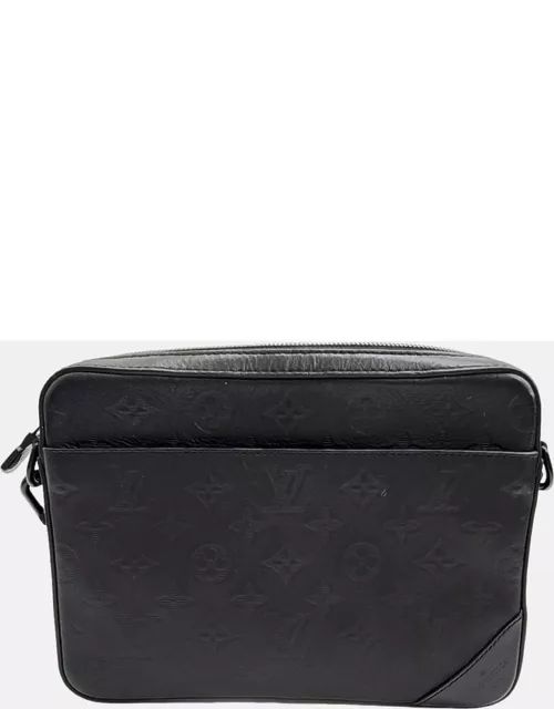 Louis Vuitton Black Monogram Shadow Duo Messenger Bag