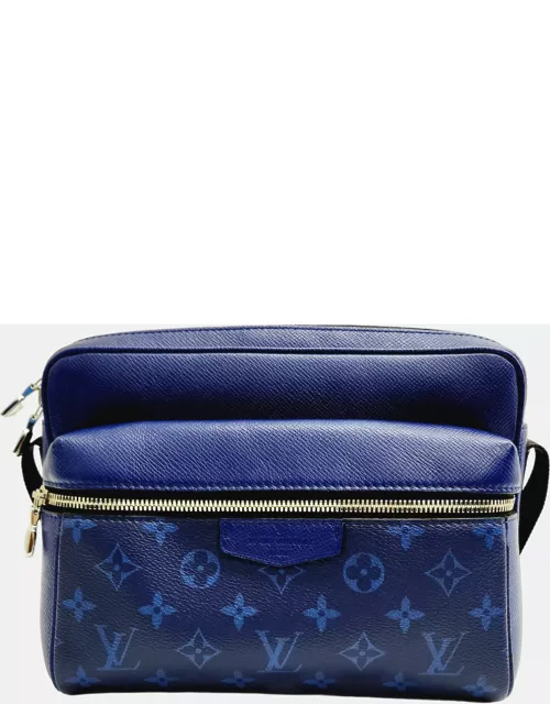 Louis Vuitton Blue Taiga Leather Outdoor Messenger PM Shoulder Bag