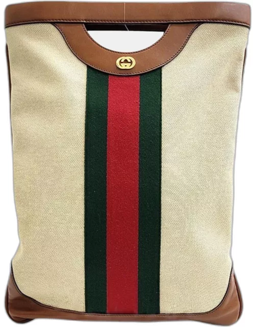 Gucci Web Tote and Chain Shoulder Bag (564604)