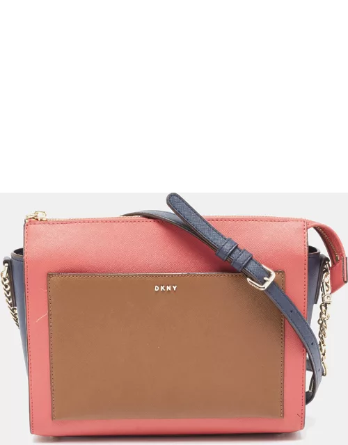 DKNY Tricolor Leather Ava Zip Crossbody Bag