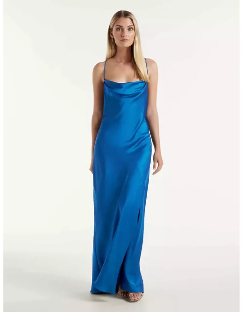 Forever New Women's Blair Back-Detail Maxi Dress in Blue Atmosphere