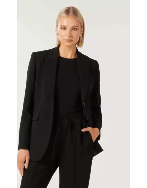 Forever New Women's Molly Single-Breasted Blazer Jacket in Black