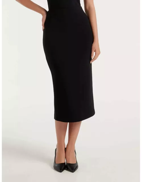 Forever New Women's Charlotte Column Skirt in Black