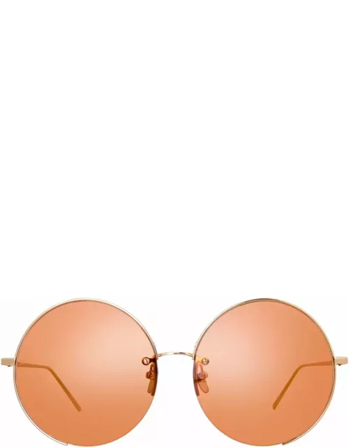 Linda Farrow 626 C5 Round Sunglasse