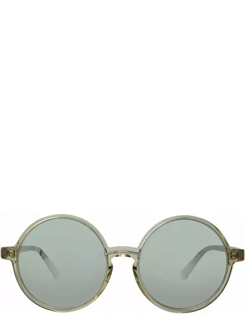 Linda Farrow 650 C5 Round Sunglasse