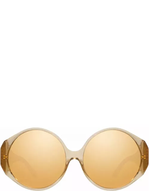 Linda Farrow Patty C6 Round Sunglasse