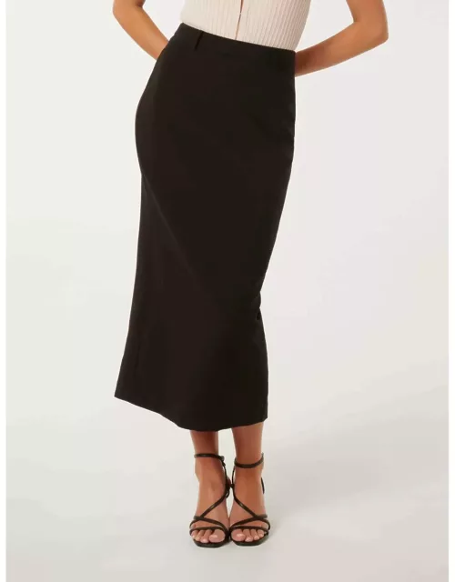 Forever New Women's Samantha Column Skirt in Black
