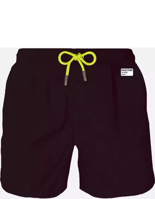 MC2 Saint Barth Man Black Swim Shorts Pantone Special Edition