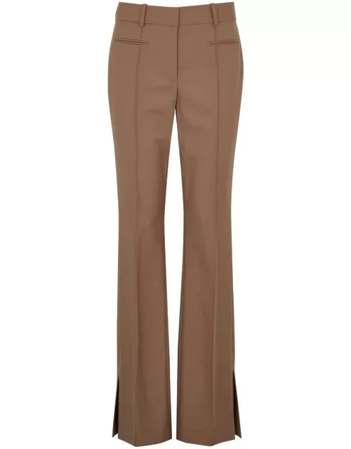 Helmut Lang Stretch-twill Bootcut Trousers - Brown - 4 (UK8 / S)