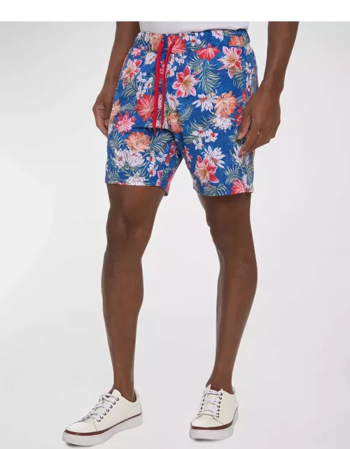 Men's Hartman Floral-Print Swim Short