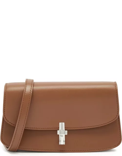 The Row Sofia Leather Cross-body bag - Tan