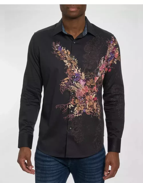 Men's Amaira Floral Button-Down Shirt