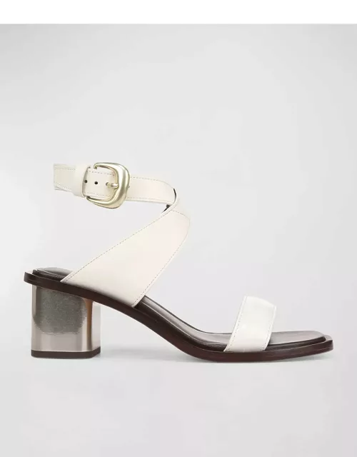 Dalia Croco Ankle-Strap Sandal