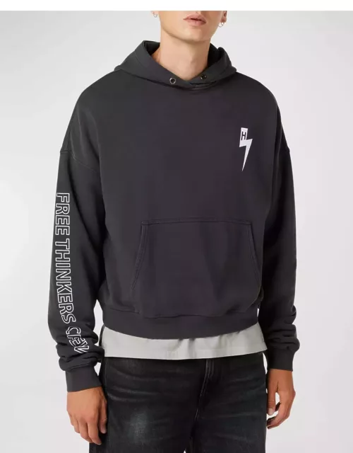 Men's Cropped French Terry Hoodie