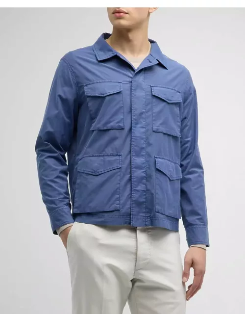 Men's Summer Safari 4-Pocket Chore Coat