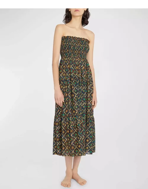 Lucca Strapless Maxi Dress Coverup