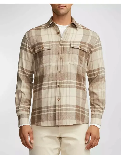 Men's Cooper Plaid Button-Down Shirt