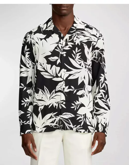 Men's Maxwell Art Deco Floral Camp Shirt
