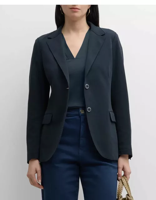Double-Vented Single-Breasted Blazer