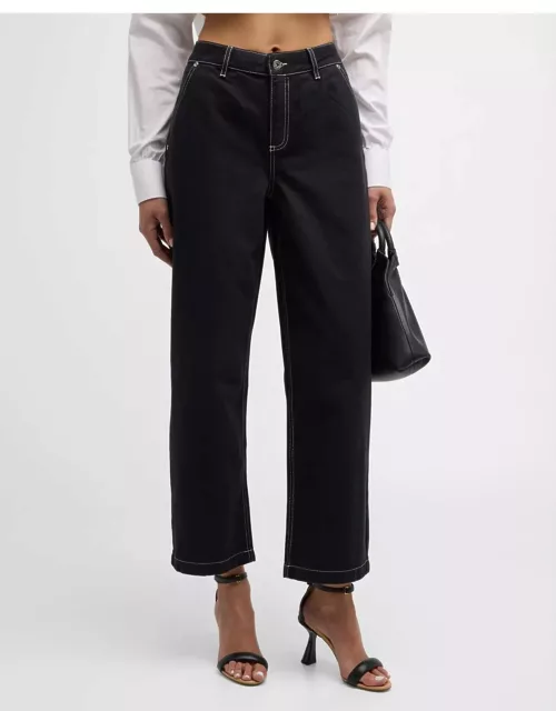 Orlan Straight Cropped Jean