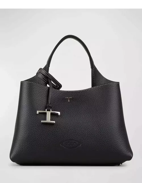 Micro Apa Leather Top-Handle Bag
