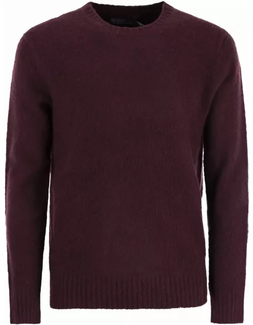 Polo Ralph Lauren Crew-neck Sweater In Wool And Cashmere