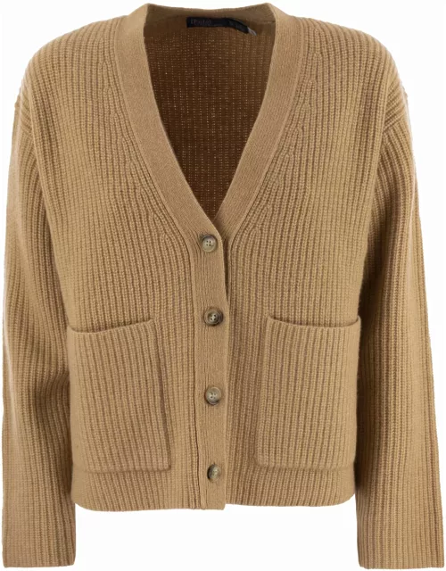 Polo Ralph Lauren Ribbed Wool And Cashmere Cardigan
