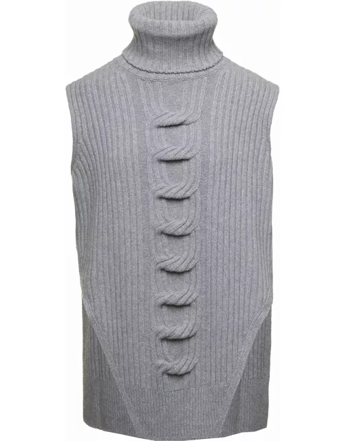 Stella McCartney Cable Knit Sleeveless Sweater