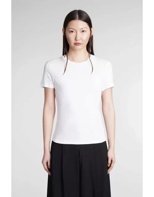 Theory T-shirt In White Cotton
