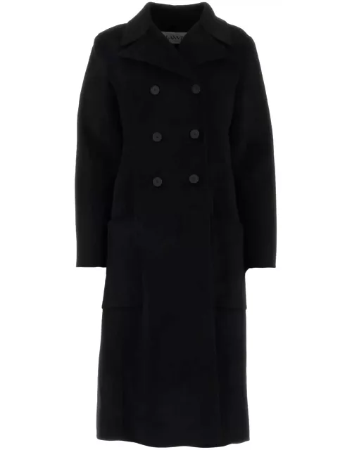 Lanvin Black Cashmere Coat