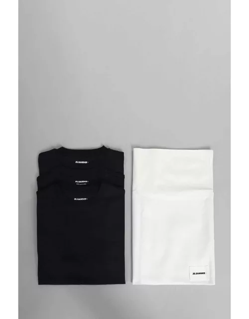 Jil Sander T-shirt 3-pack In Blue Cotton