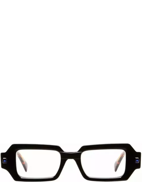 Kuboraum Mask Q9 - Black / Tortoise Rx Glasse