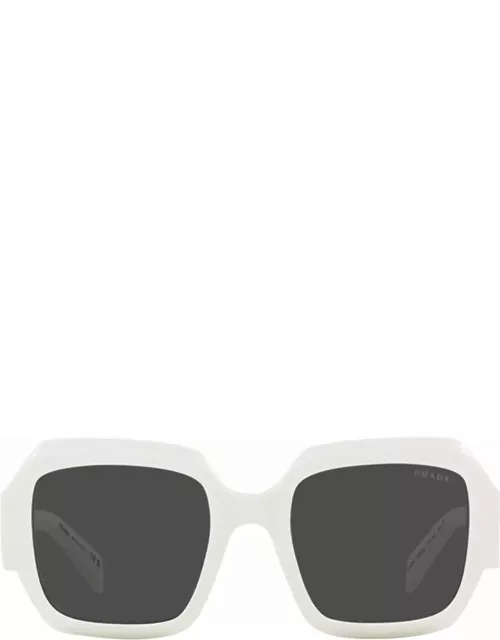 Prada Eyewear Pr 28zs Black / Talc Sunglasse