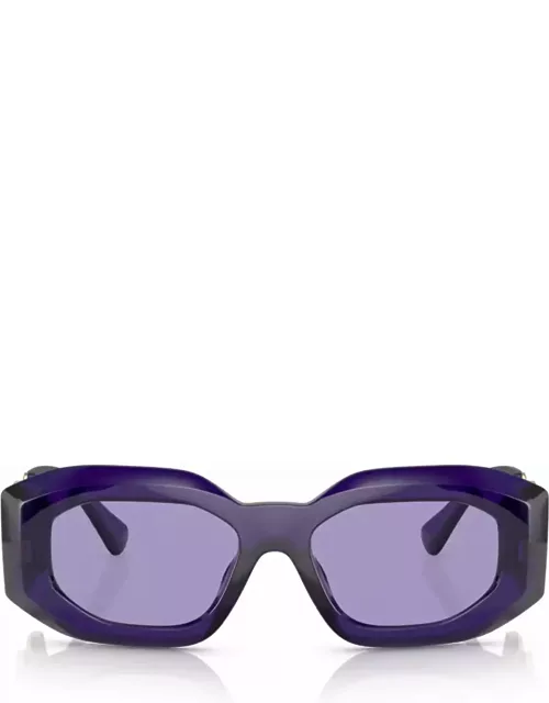 Versace Eyewear Ve4425u Purple Transparent Sunglasse